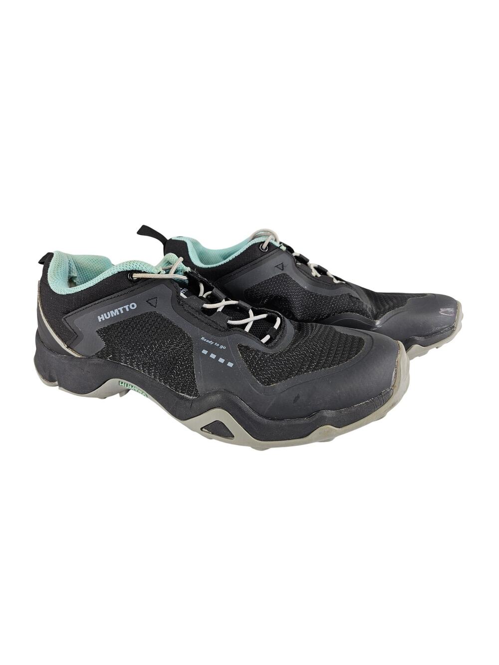 HUMTTO MENS BLACK GRAY WATERPROOF HIKING SHOES ALL-TERRAIN SIZE 8